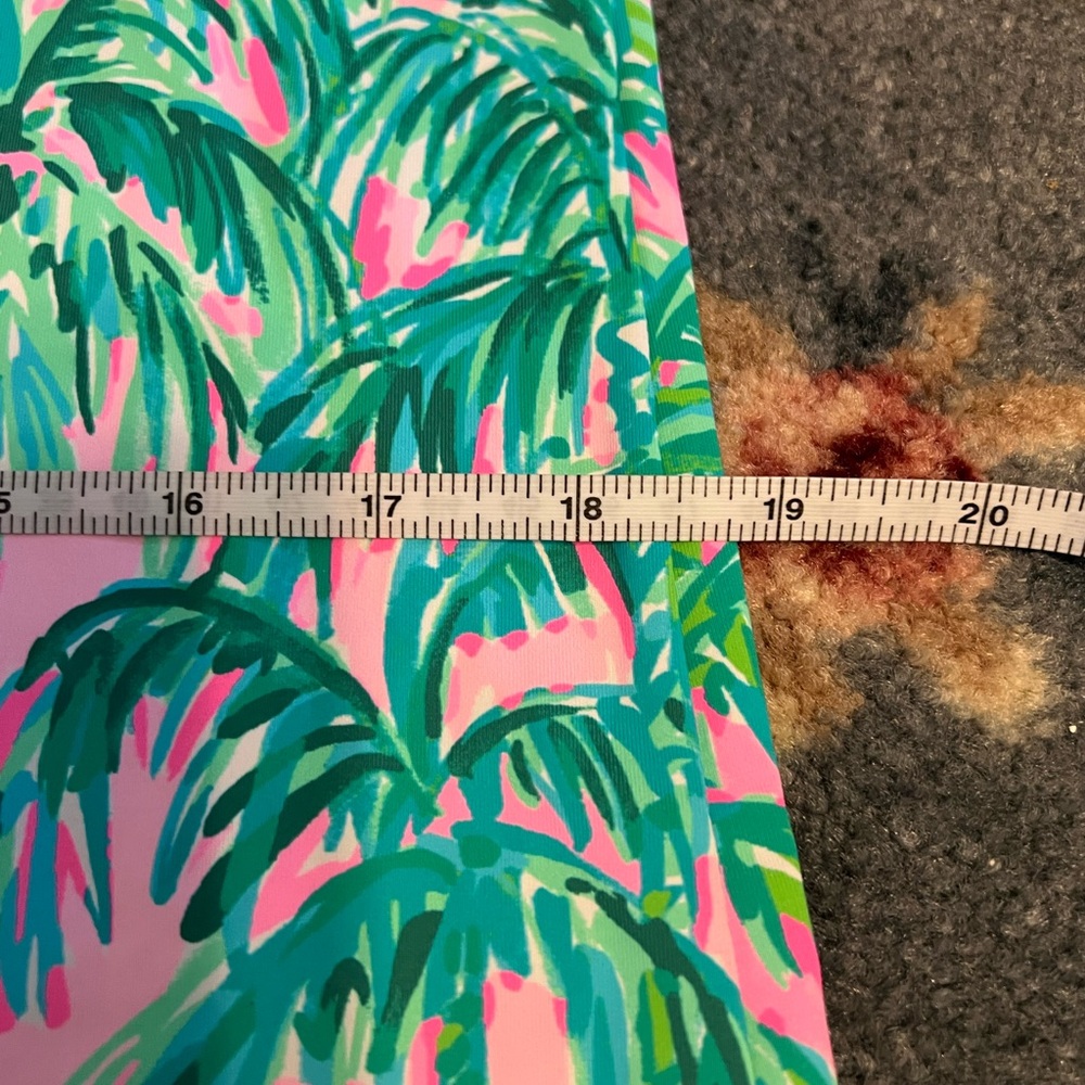 Lilly Pulitzer Blossom Suite Views Swim Suit and cover up set XS 4 palm trees - Picture 7 of 8